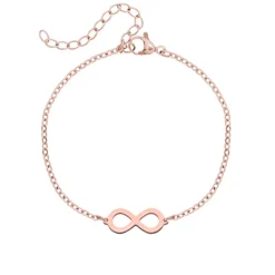 Finaste Infinity armband rose goud kleurig New