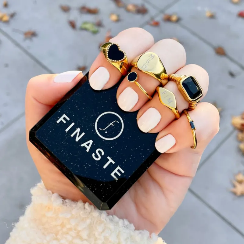 Finaste Influencer heart ring goudkleurig Outlet