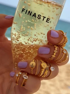 Finaste Influencer ring drop goudkleurig Best