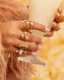 Finaste Influencer ring glam goudkleurig Discount