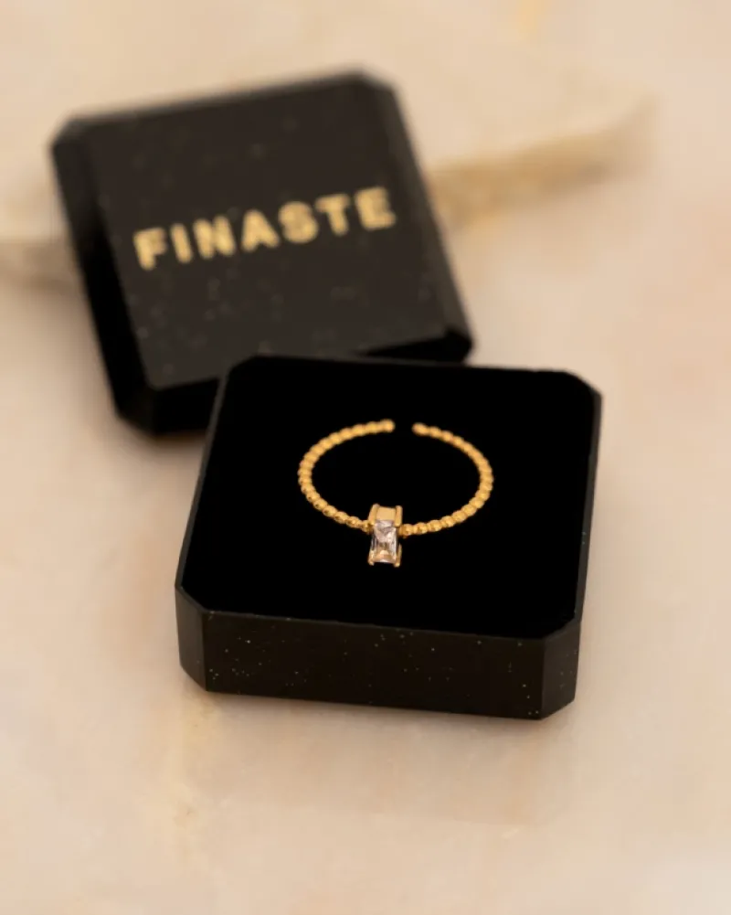 Finaste Influencer ring glam goudkleurig Discount