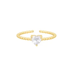 Finaste Influencer ring heart goudkleurig Online