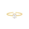 Finaste Influencer ring oval goudkleurig Hot