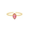 Finaste Influencer ring roze goudkleurig Clearance