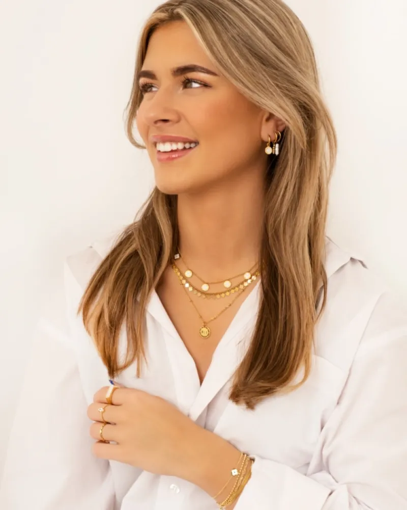 Finaste Influencer ring verstelbaar goudkleurig Fashion