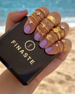 Finaste Influencer ring verstelbaar goudkleurig Fashion