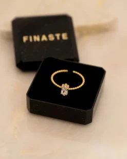 Finaste Influencer ring verstelbaar goudkleurig Fashion