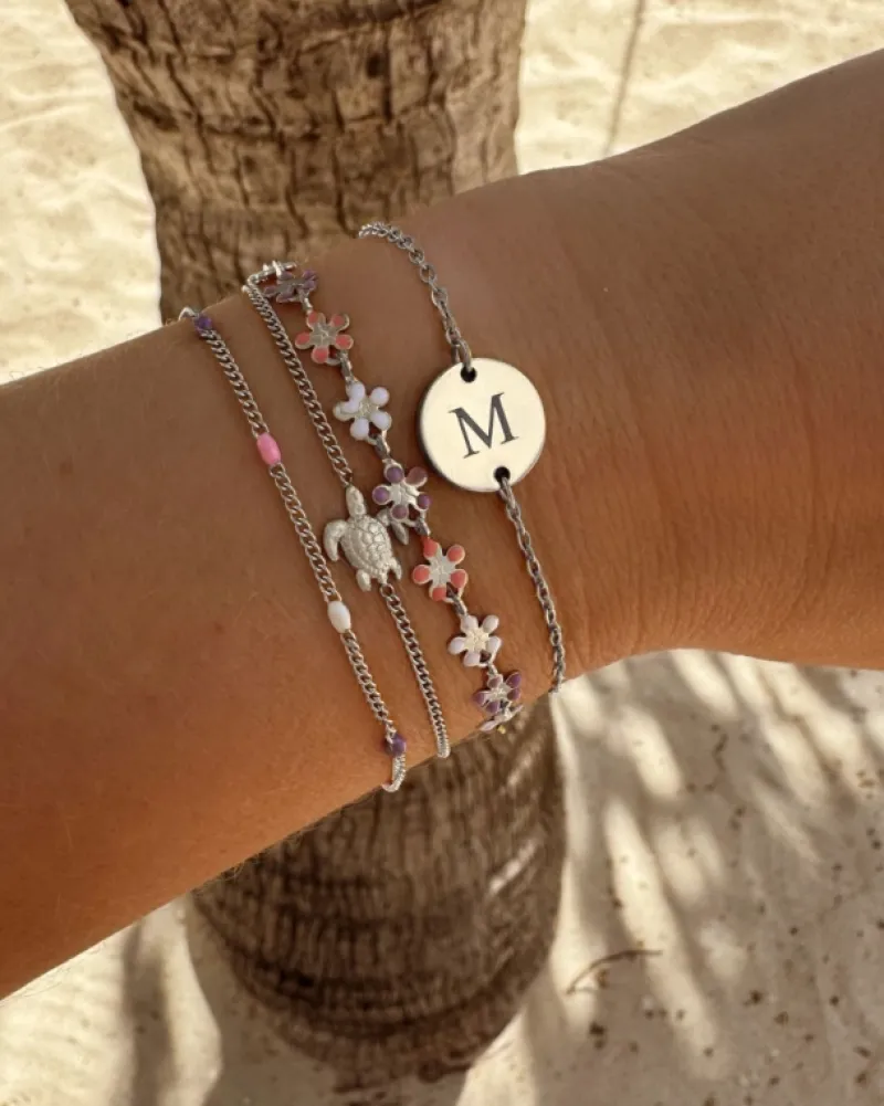 Finaste Initial Armband Coin New