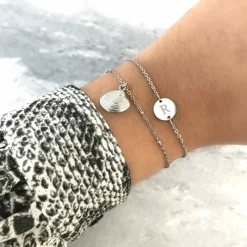 Finaste Initial Armband Mini Coin Best