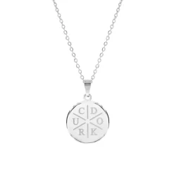 Finaste Initial ketting 6 letters Hot