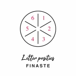 Finaste Initial ketting 6 letters Hot
