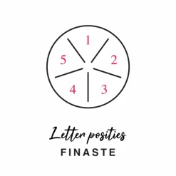 Finaste Initial ketting 5 letters Discount