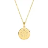 Finaste Initial ketting 5 letters goudkleurig Hot