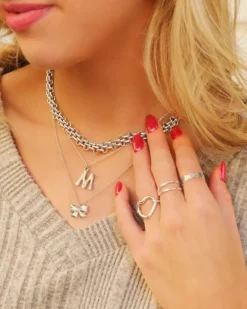 Finaste Initial ketting vintage Outlet