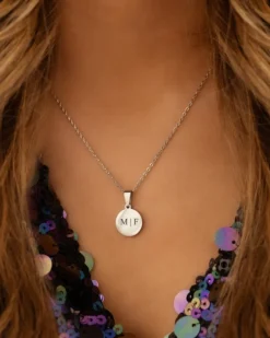 Finaste Initial necklace 2 letters Hot