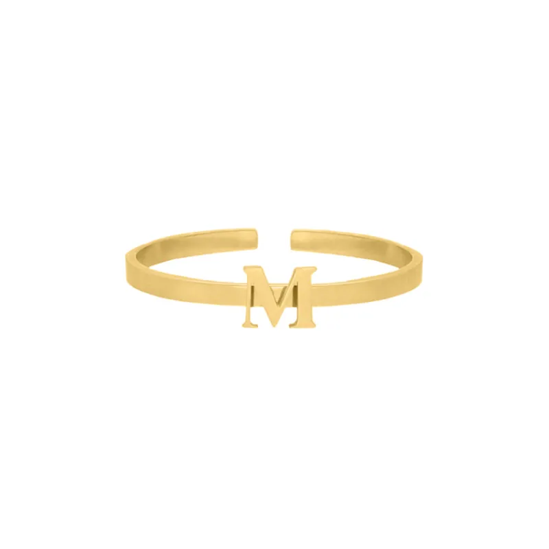 Finaste Initial ring mini goldplated Clearance