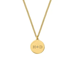 Finaste Ketting 2 initials exclusive goudkleurig Discount