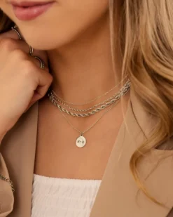 Finaste Ketting 2 initials exclusive Clearance