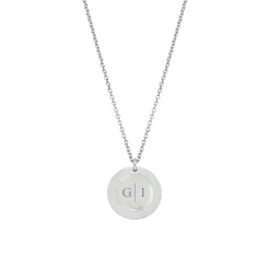 Finaste Ketting 2 initials luxury Hot