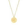 Finaste Ketting 2 initials luxury kleur goud Sale