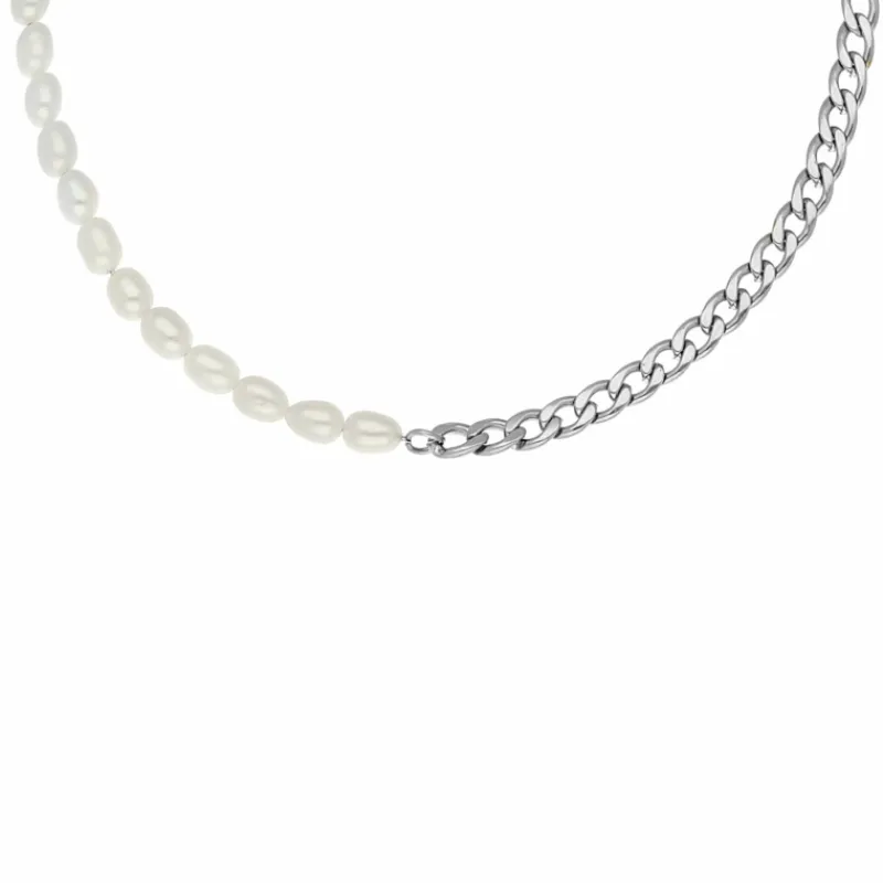 Finaste Ketting Chain & Pearl Outlet