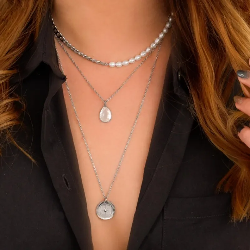 Finaste Ketting Chain & Pearl Outlet