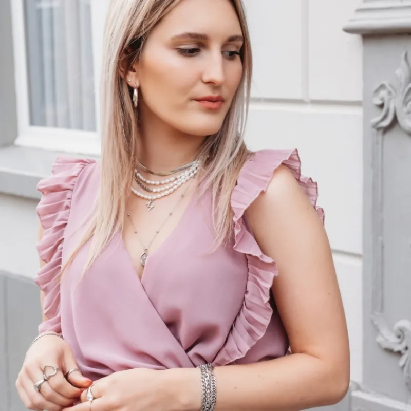 Finaste Ketting Chain & Pearl Outlet