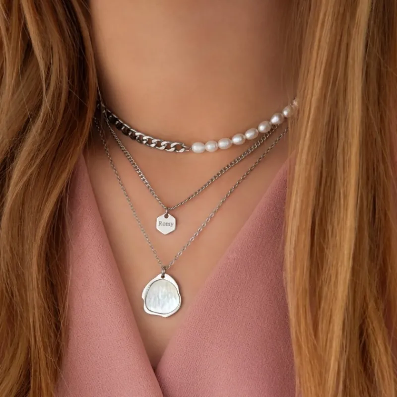 Finaste Ketting Chain & Pearl Outlet