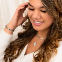 Finaste Ketting Chain & Pearl Outlet