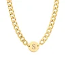 Finaste Ketting chunky initial goud kleurig Online