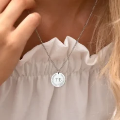 Finaste Ketting graveerbare munt Best