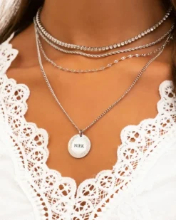 Finaste Ketting graveerbare munt Best