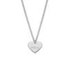 Finaste Ketting Hartje met naam kleur zilver Sale