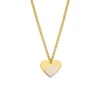 Finaste Ketting hartje met vingerafdruk goudkleurig Fashion