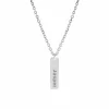 Finaste Ketting heren met tekst Fashion