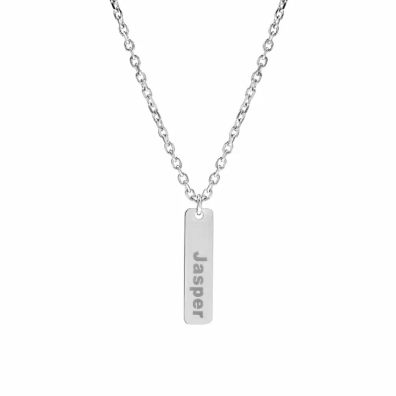 Finaste Ketting heren met tekst Fashion