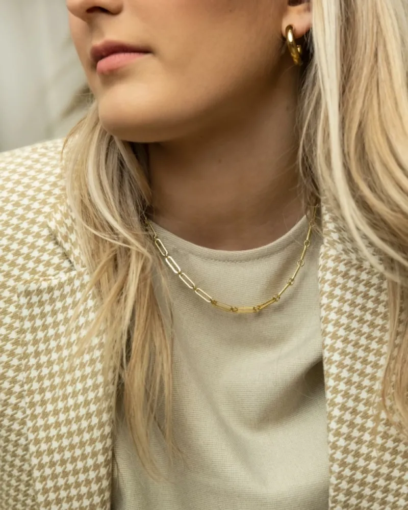 Finaste Ketting long chains gold plated Discount