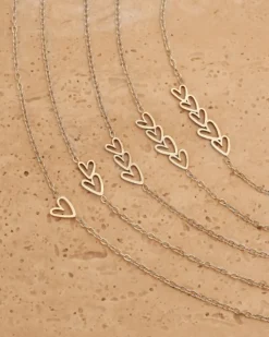 Finaste Ketting love hearts multi Hot