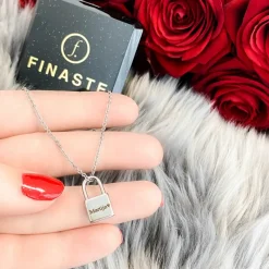 Finaste Ketting met graveerbaar slotje New