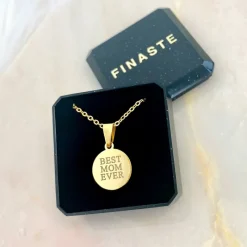Finaste Ketting met jouw tekst goud kleurig Outlet