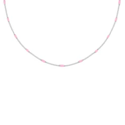Finaste Ketting Met Roze Bolletjes Hot
