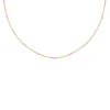 Finaste Ketting Met Roze Bolletjes Goudkleurig Clearance