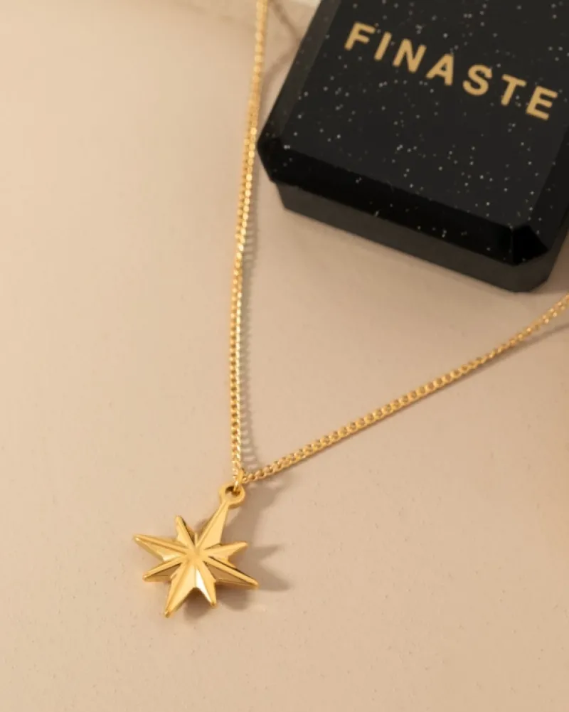 Finaste Ketting met ster goudkleurig Sale