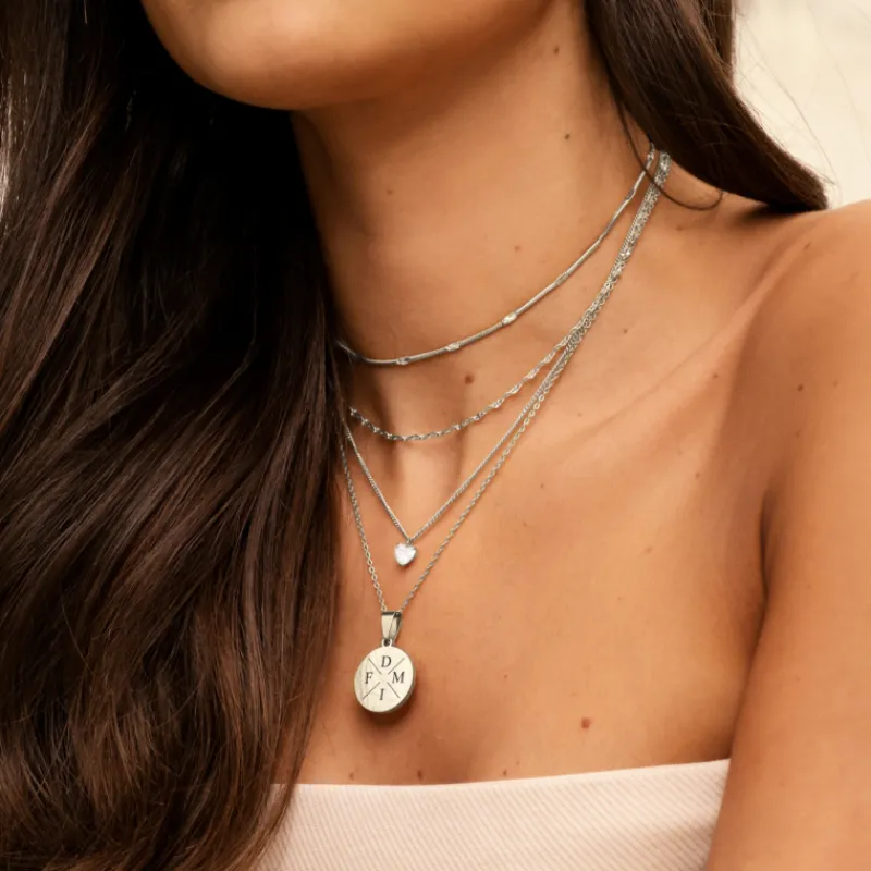 Finaste Ketting Met Vier Initialen Online