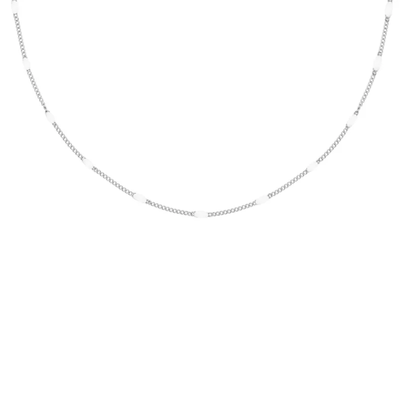 Finaste Ketting Met Witte Bolletjes Online