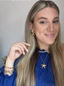 Finaste Ketting met zeester goudkleurig Outlet