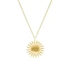 Finaste Ketting met zonnetje statement goudkleurig Best