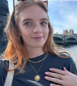 Finaste Ketting met zonnetje statement goudkleurig Best