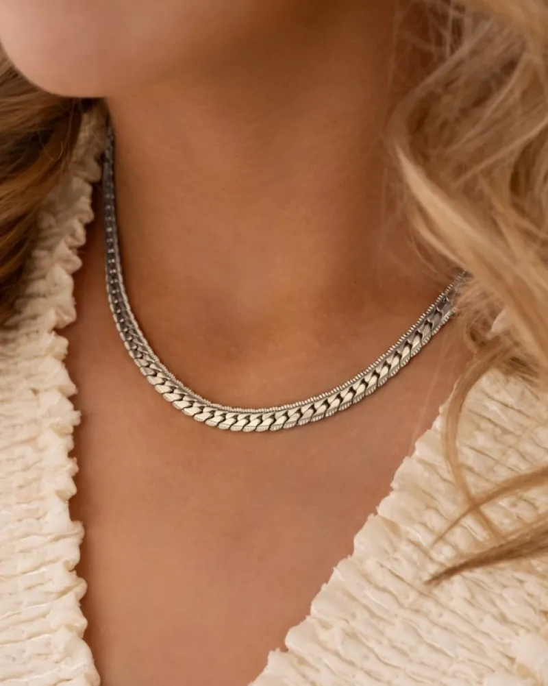 Finaste Ketting platte chain vintage Online