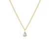 Finaste Ketting sparkle drop goldplated Online